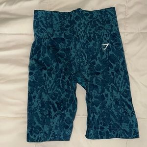 ADAPT ANIMAL SEAMLESS CYCLING SHORTS/ Butterfly | Teal/ SMALL